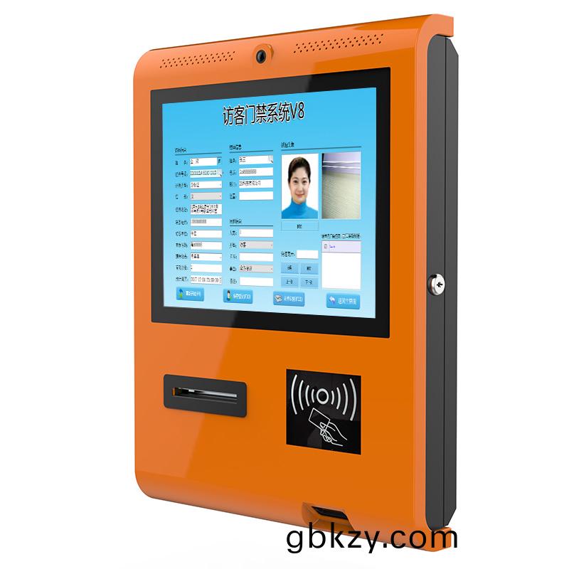 15寸壁(bi)掛(gua)式(shi)小區學(xue)校(xiao)大廳(ting)門衞登(deng)記(ji)設(she)備(bei)人(ren)臉識彆(bie)訪客(ke)門(men)禁筦(guan)理係(xi)統(tong)一體(ti)機