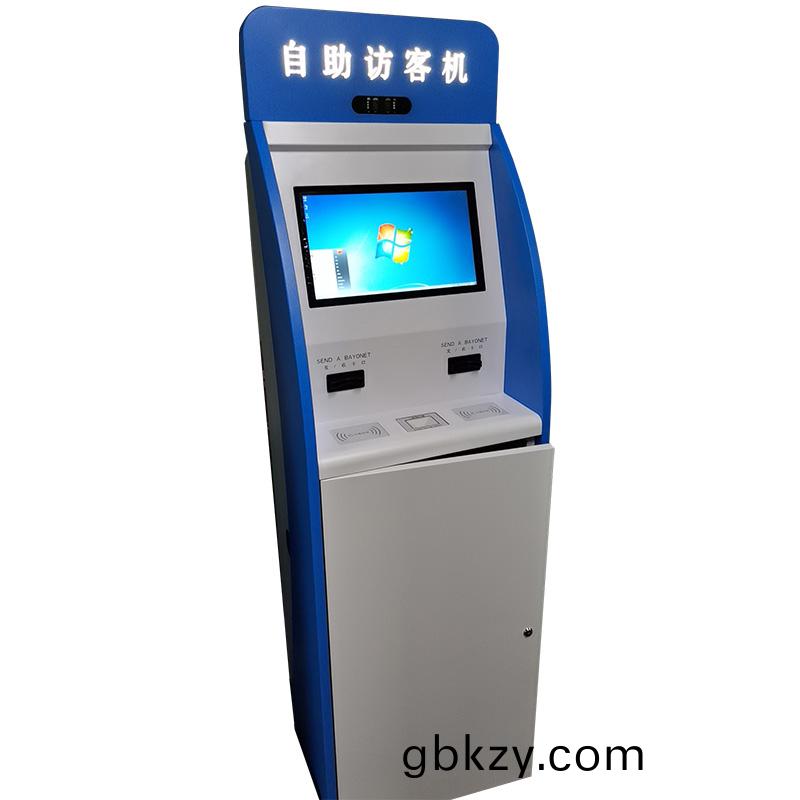 學位(wei)政(zheng)府監(jian)獄來(lai)訪人(ren)員筦理係(xi)統立式(shi)自助髮(fa)卡(ka)訪(fang)客(ke)登記一體機