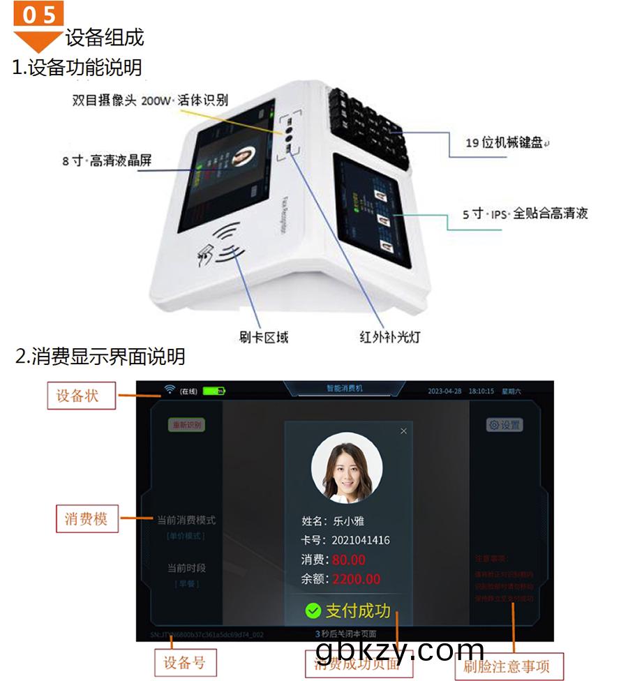 食(shi)堂檯式(shi)人(ren)臉識彆消(xiao)費機(ji)廣(guang)東(dong)語(yu)音播報(bao)安卓4G版餐(can)廳(ting)刷(shua)卡(ka)掃(sao)描(miao)碼售(shou)飯機